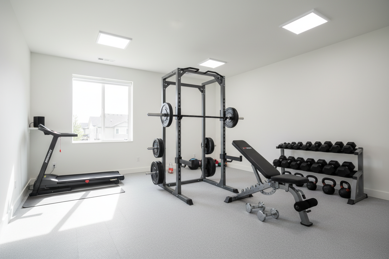 How to Squeeze a Compact Smith Machine Into a Spare Bedroom