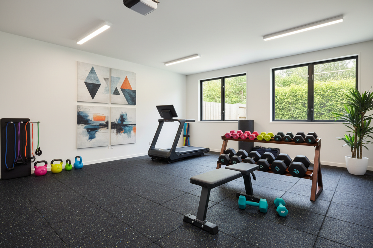 Your Bare Walls Are Depressing: Ideas for Home Gym Decor