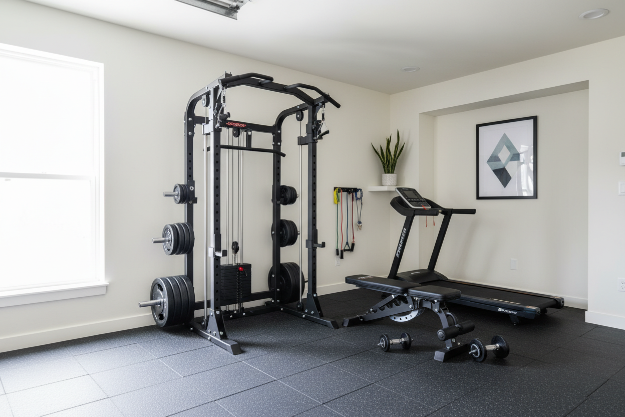 Why I Traded My Full Rack for a Compact Weight Training Home Gym