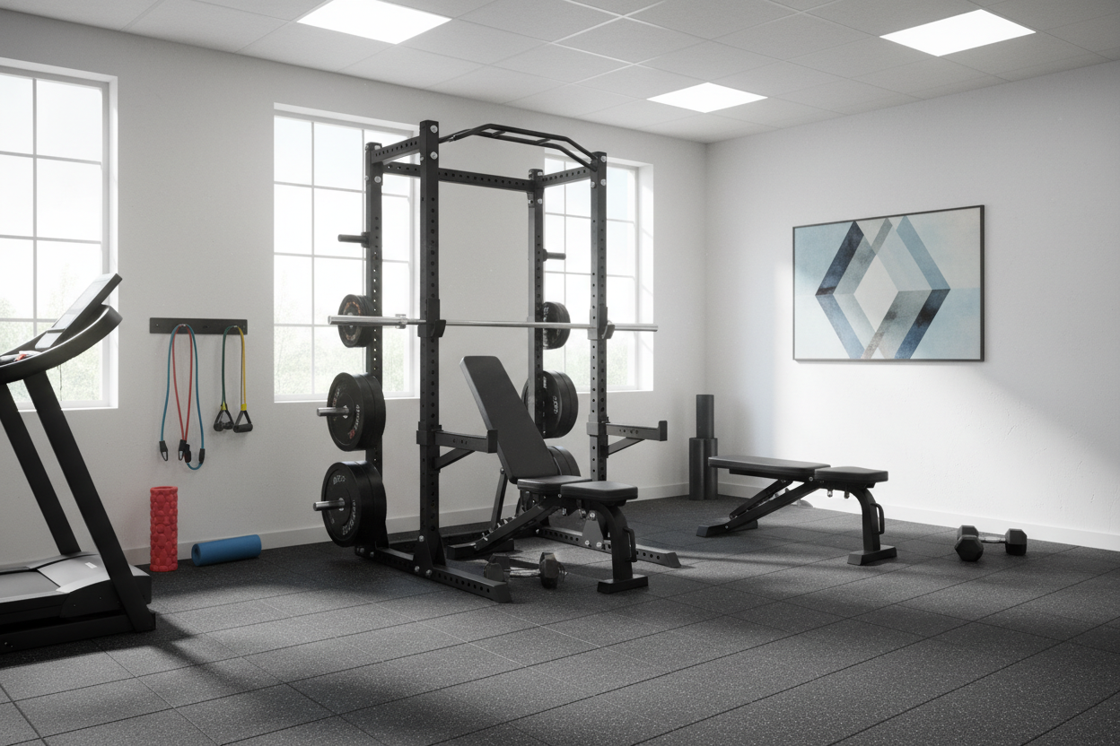 I Almost Got Crushed by a Cheap Olympic Squat Rack and Bench