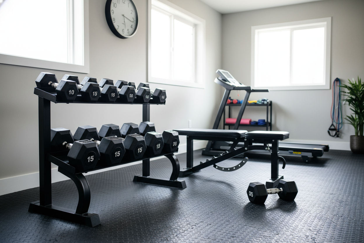 I Started My Garage Gym With Just a 10/15/20 Dumbbell Set
