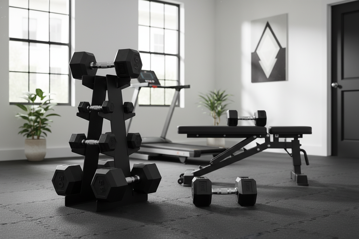 I Survived a Month of Workouts With Just a 50 lb Hex Dumbbell Pair