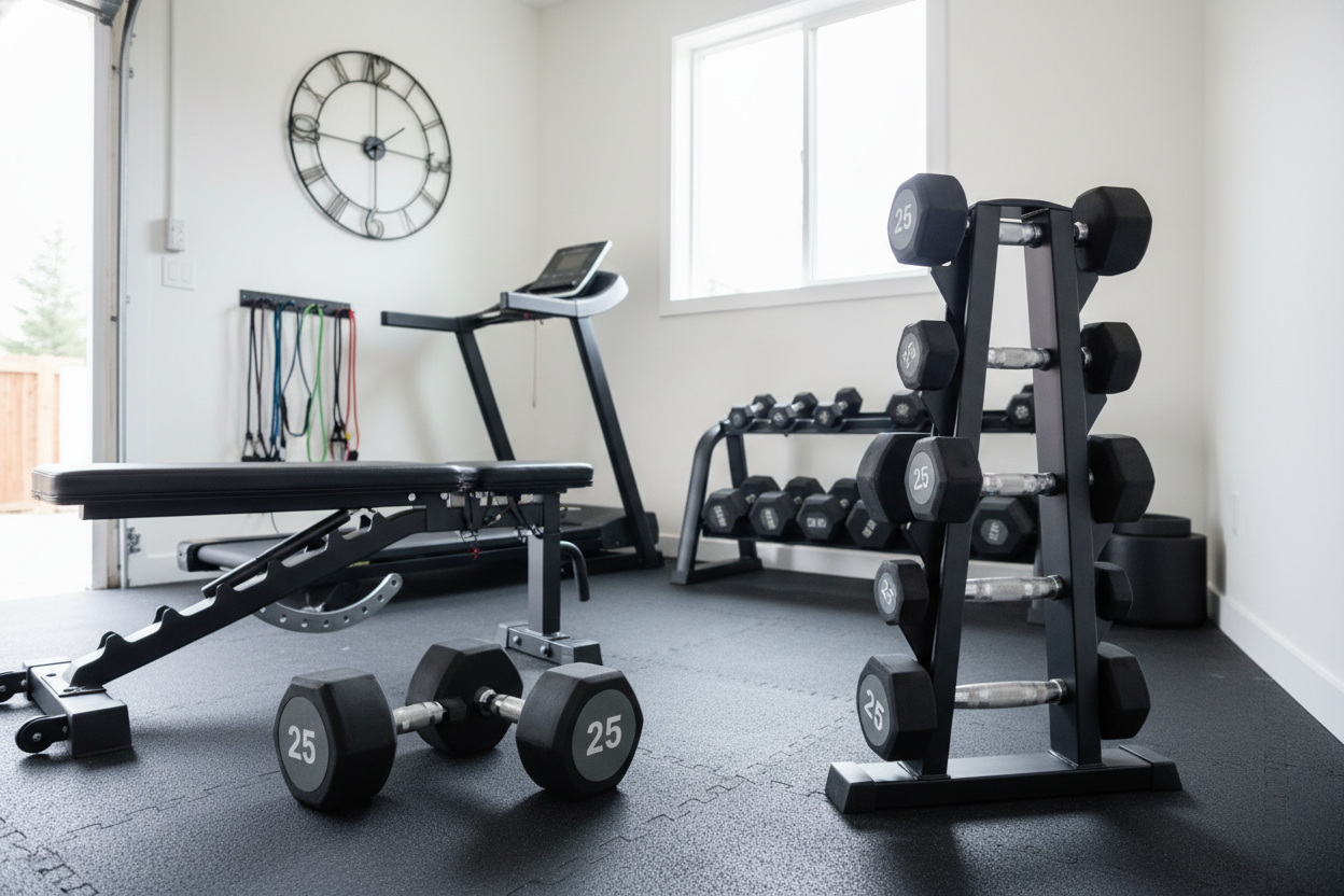 Why My Go-To Living Room Weight Is a 25 lb Neoprene Dumbbell