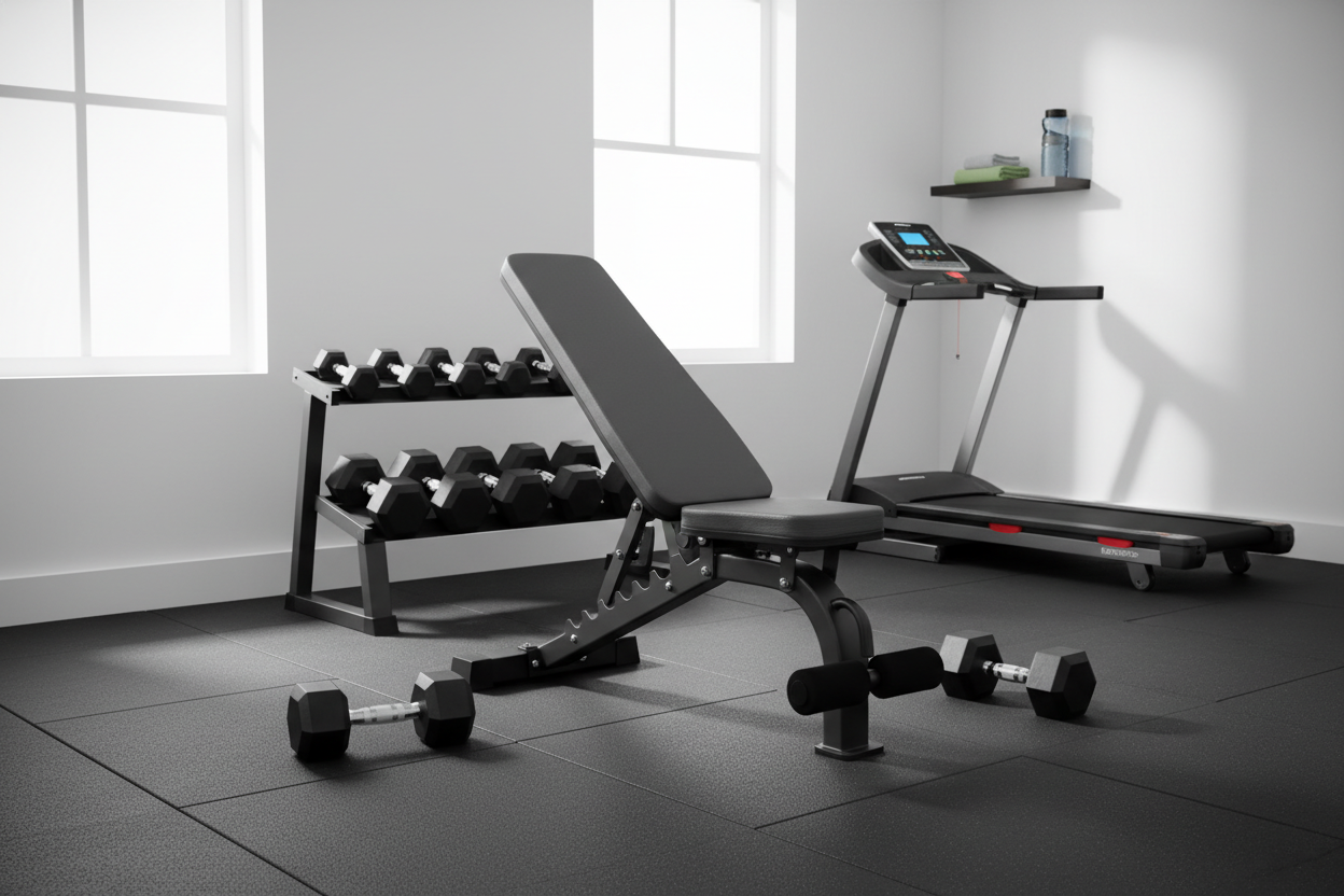 A Compact Weight Lifting Bench Doesn't Have to Feel Like a Toy