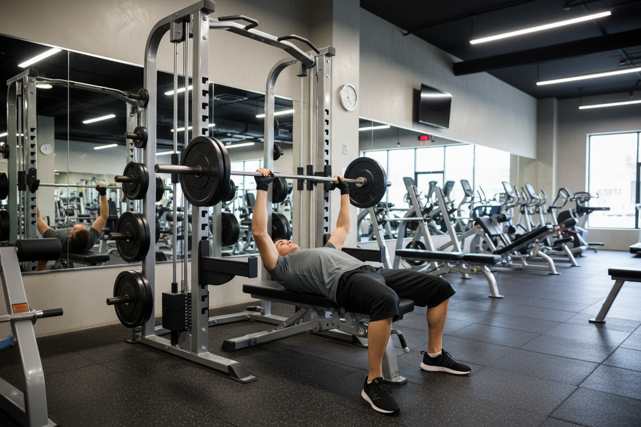 Smith Machine Bench Press