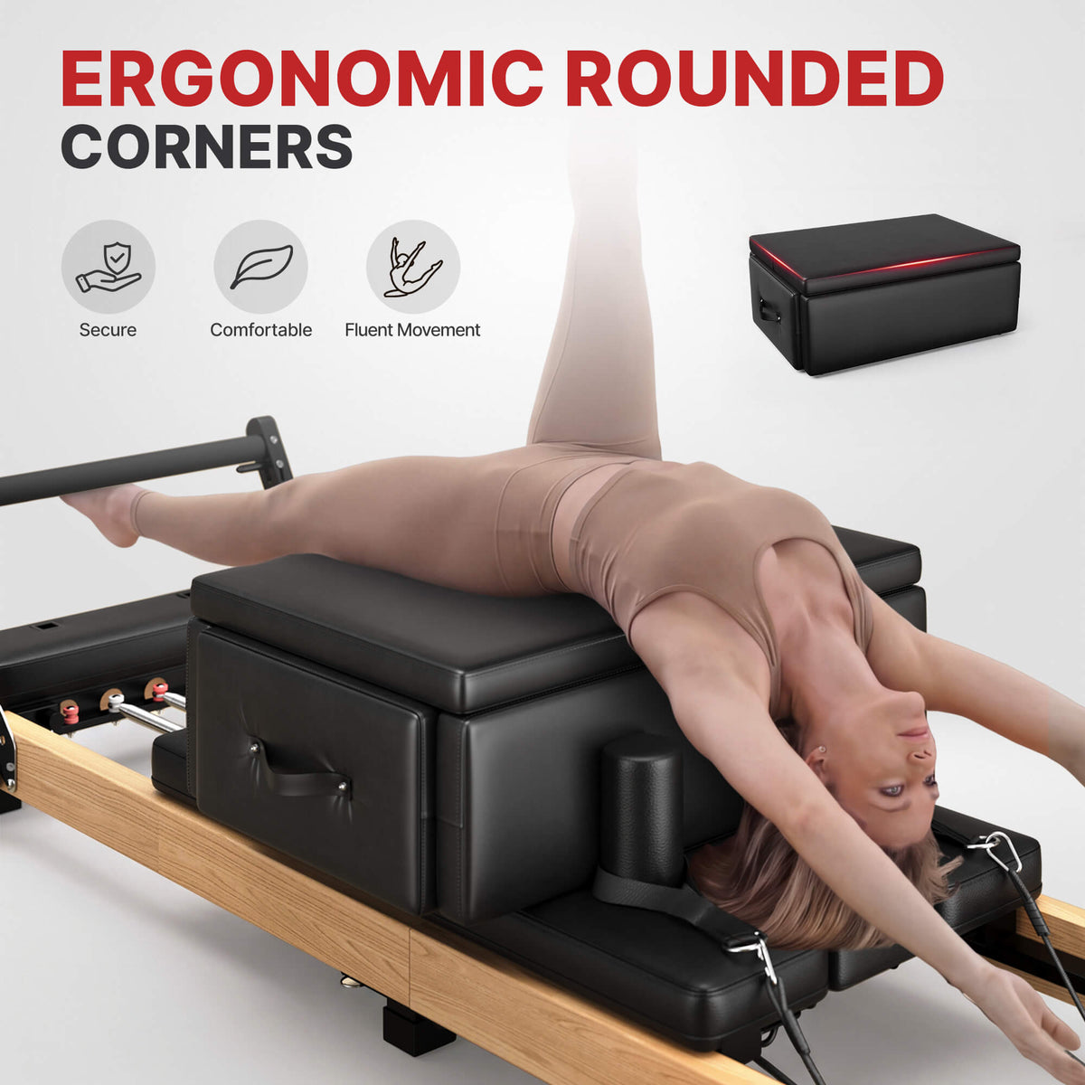Pilates Reformer Sitting Box PF02-FX