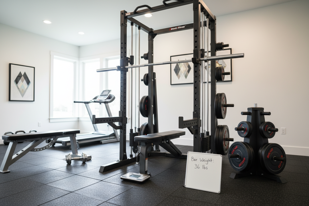 The Exact Body-Solid Smith Machine Bar Weight (I Measured It)
