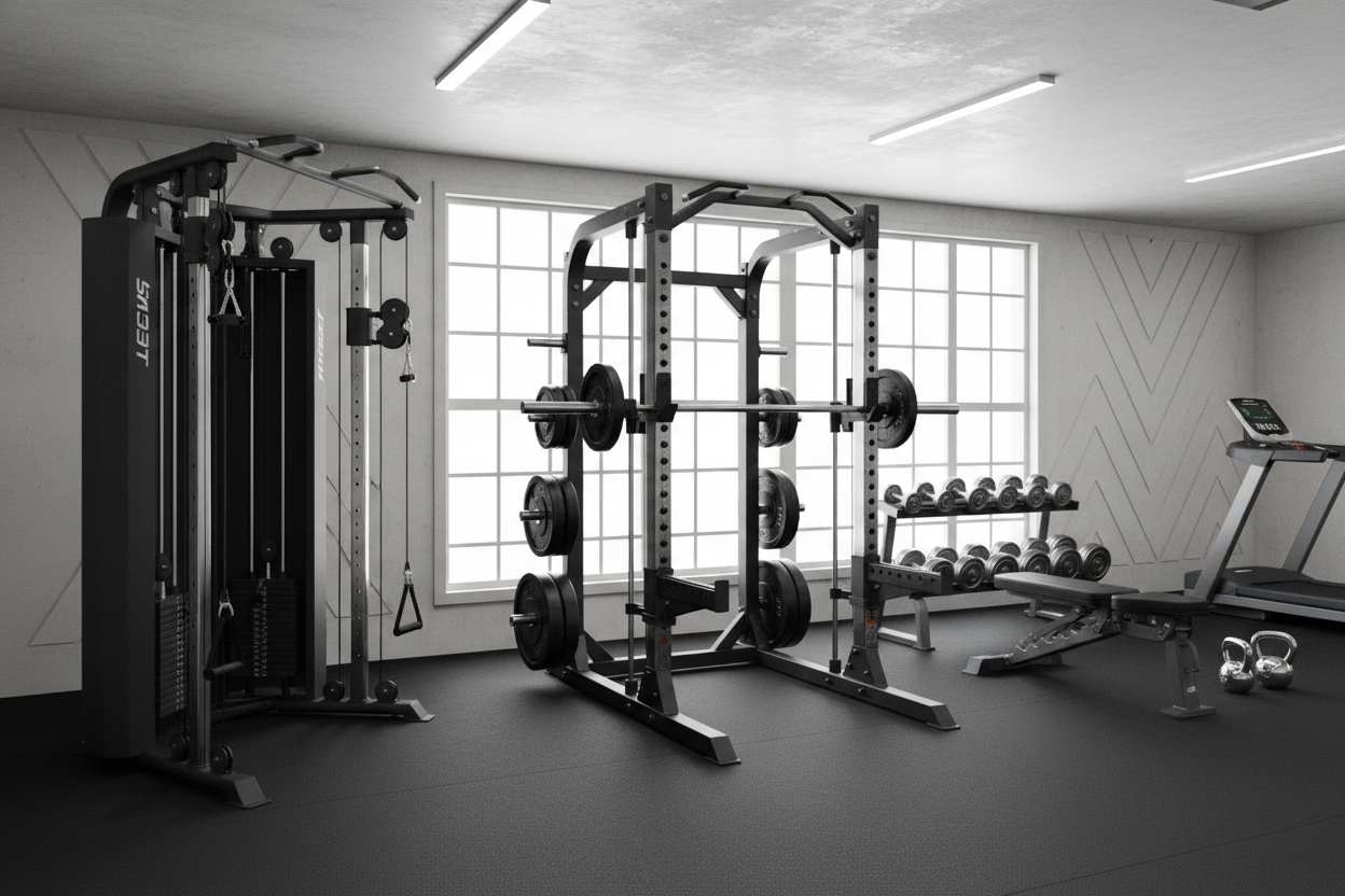Cables vs. Smith: Which Exercise Machine Best Fits a Garage Gym?