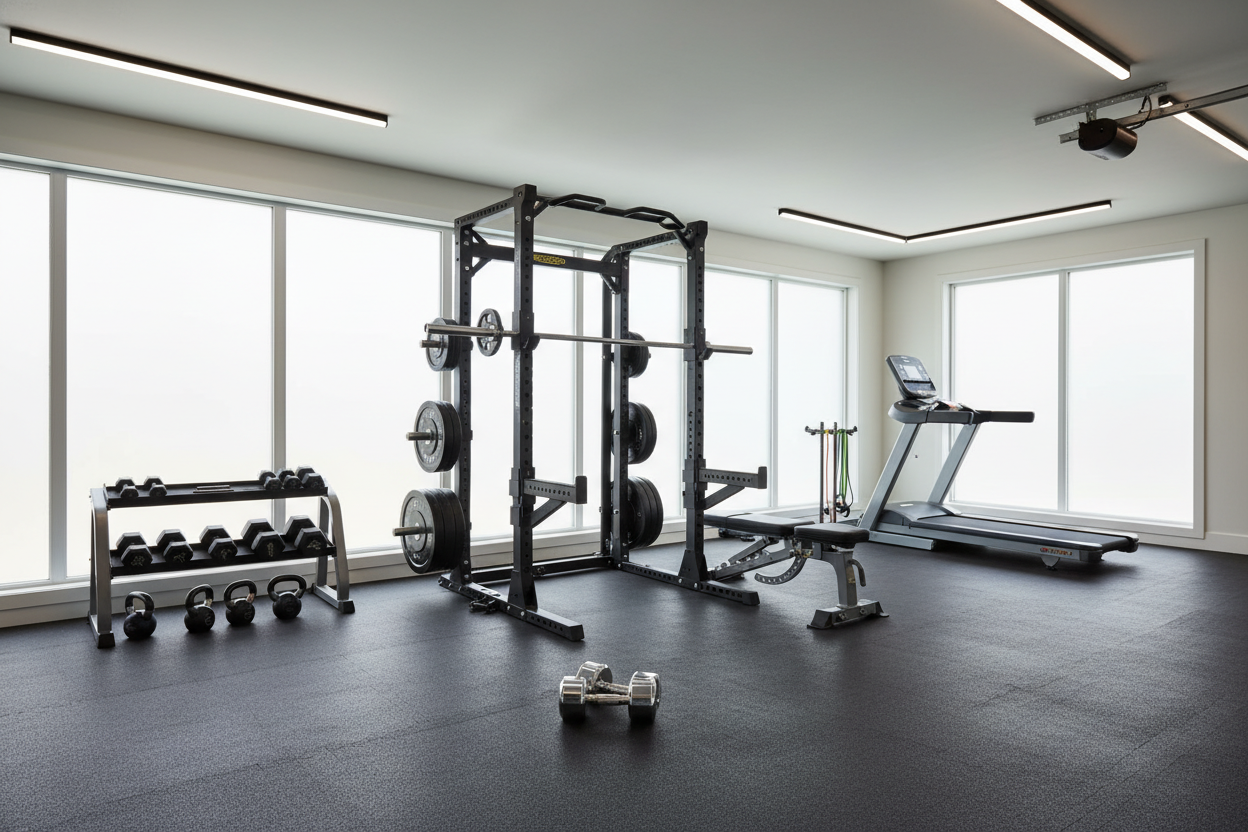 I Tried Replicating the Equipment at Gold's Gym in My Garage