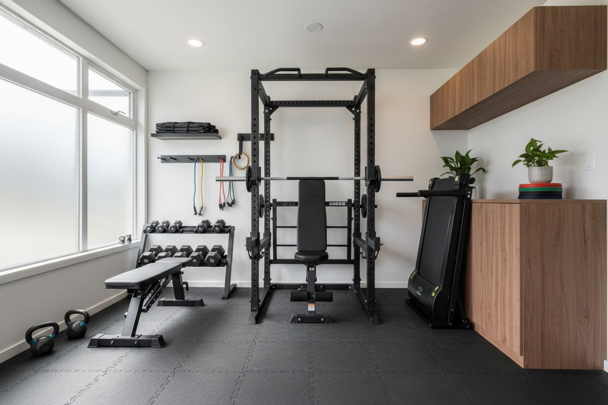 How to Hide Heavy-Duty Compact Exercise Equipment in a Tiny Condo