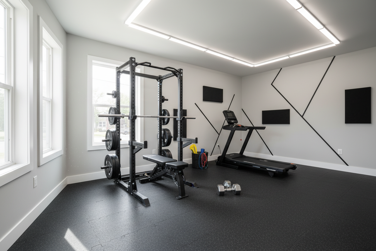 I Stripped My Garage Down to Just These Home Workout Necessities