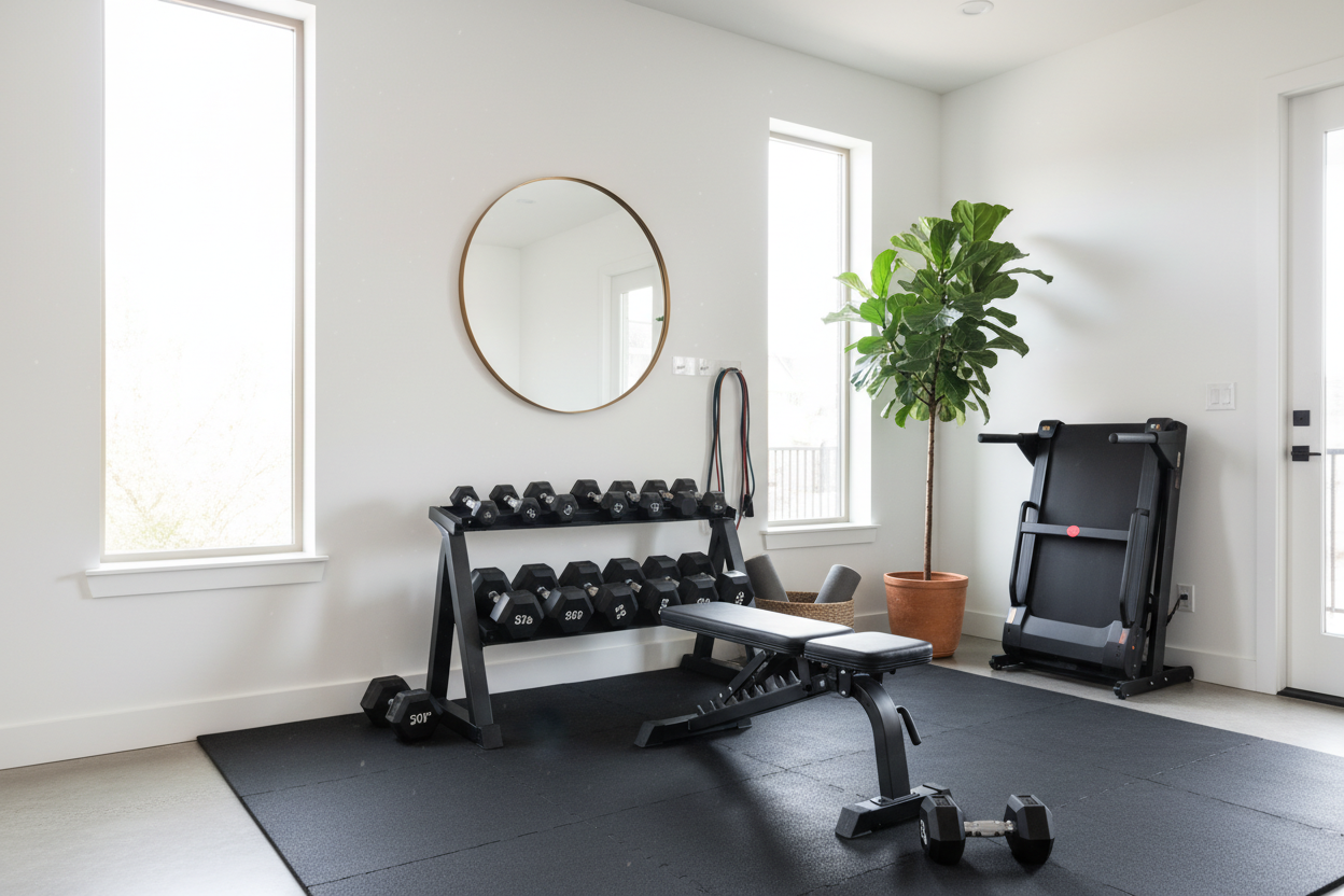 How to Hide Workout Equipment in Living Room Corners