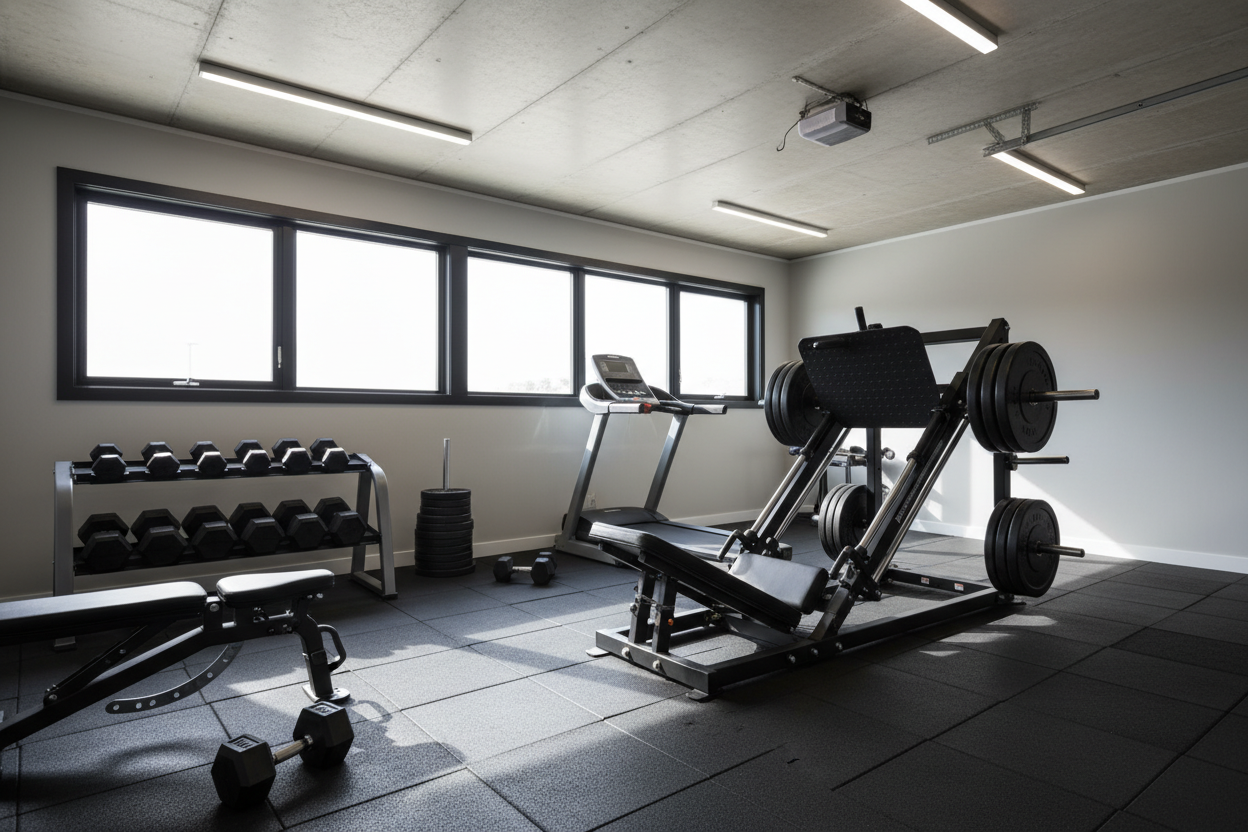 Will a Heavy Weight Leg Press Machine Crack Your Garage?