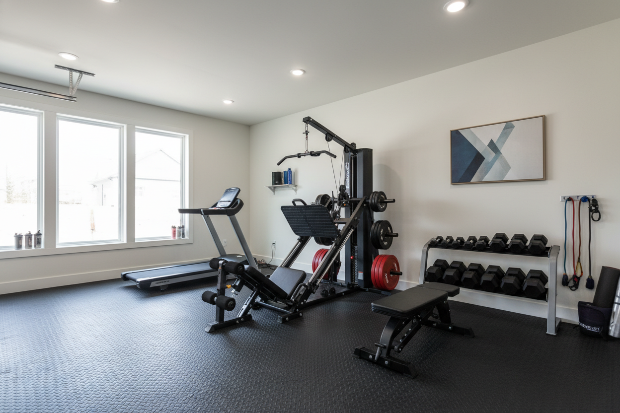 How I Built the Best Home Gym for Legs in a 1-Car Garage