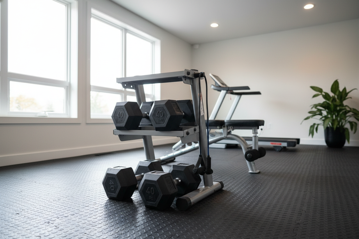 Why a Single 40lb Dumbbell Pair Is All You Actually Need