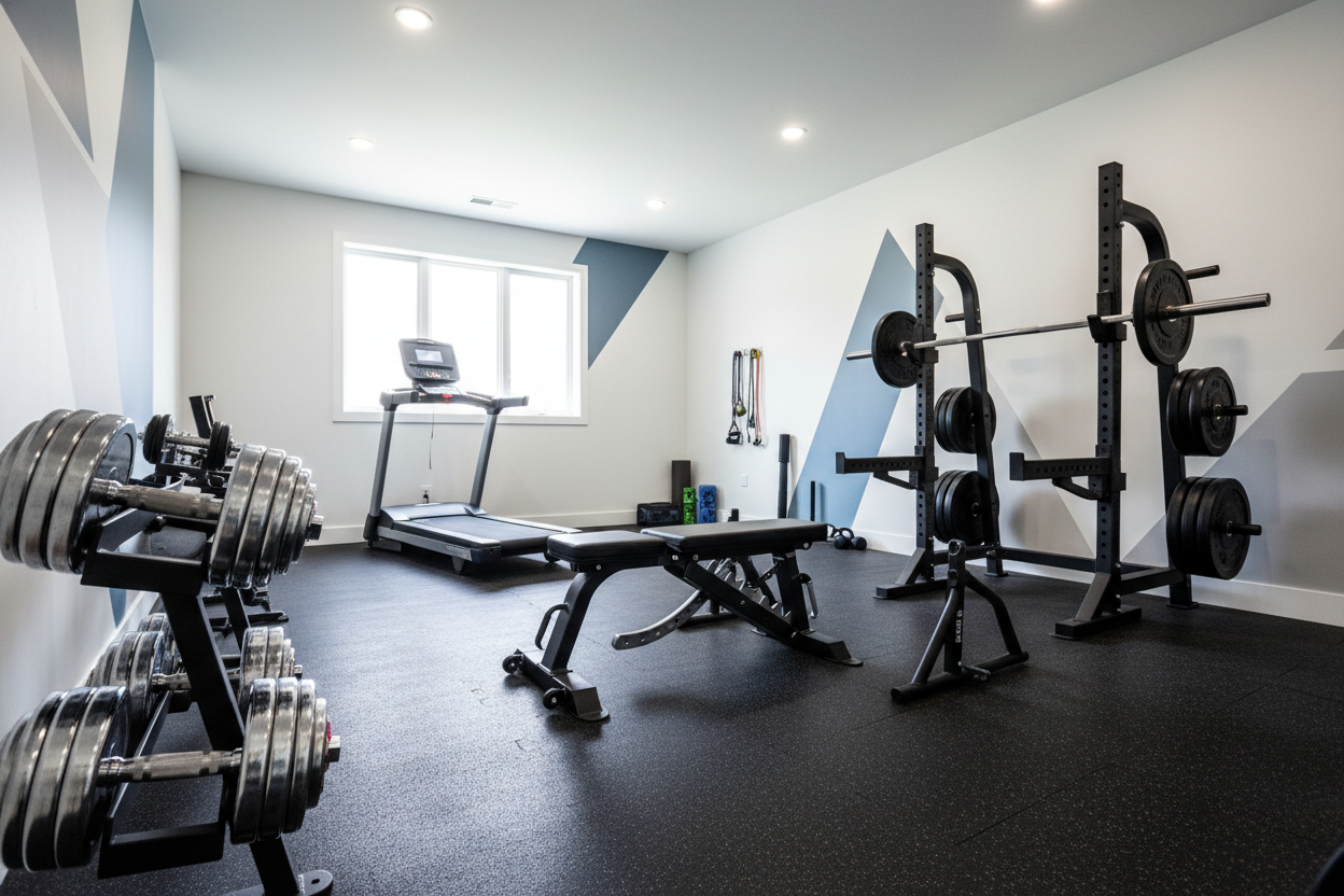 How to Safely Handle a 50 kg Dumbbell in a Solo Garage Gym