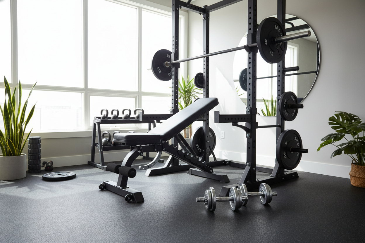 I Tested a Starter Weights Bench and Set (And My Shoulders Paid)