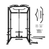 Cage à squat avec système de tirage vertical et horizontal C1-V4