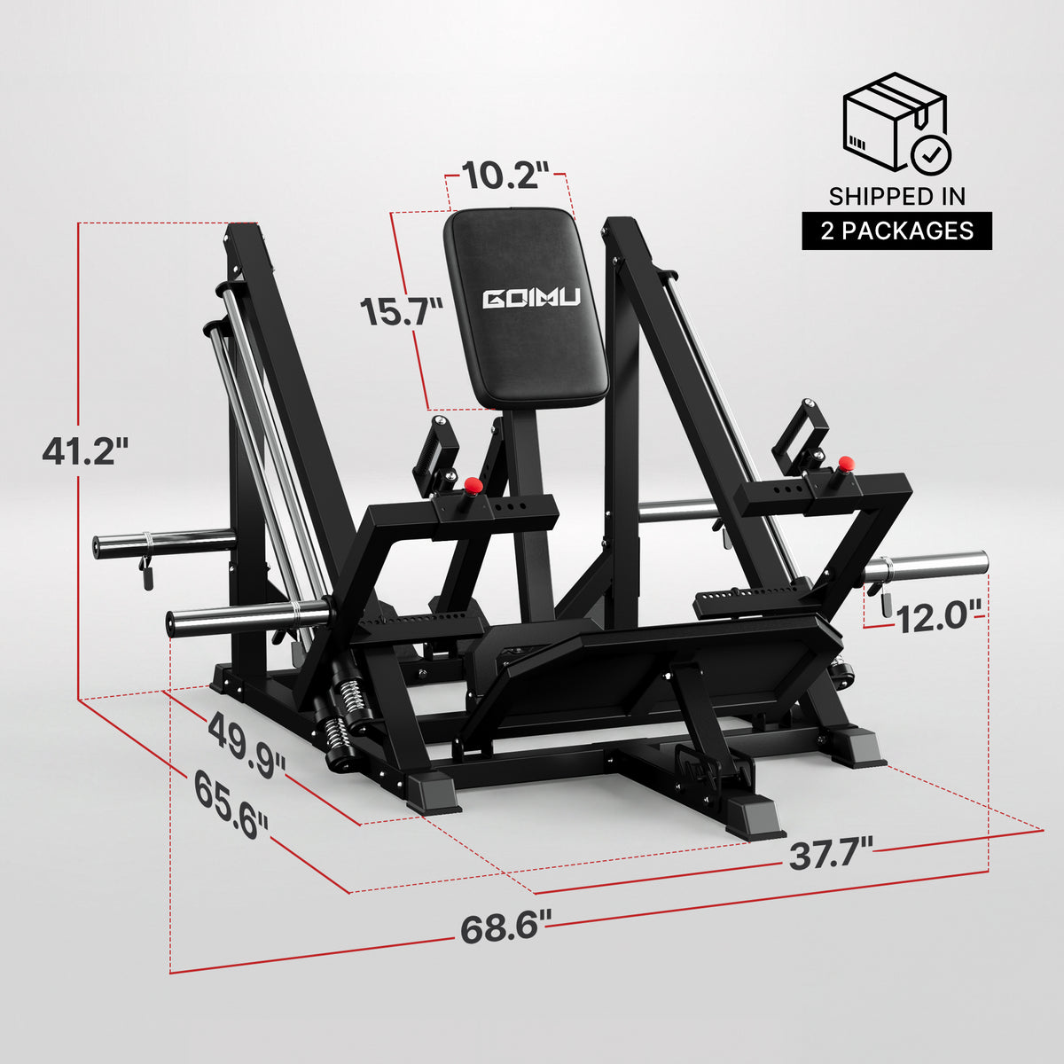Plate-Loaded T-Bar Row Machine RM02