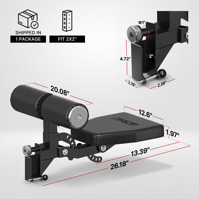 Adjustable Lat Seat & Bulldog Pad Attachment LP01