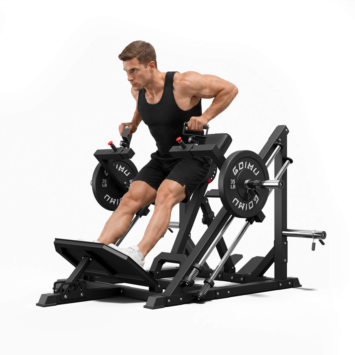 Plate-Loaded T-Bar Row Machine RM02