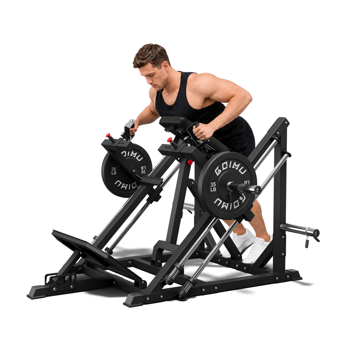 Plate-Loaded T-Bar Row Machine RM02