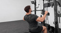 <strong>Lats · Upper Back · Biceps</strong>