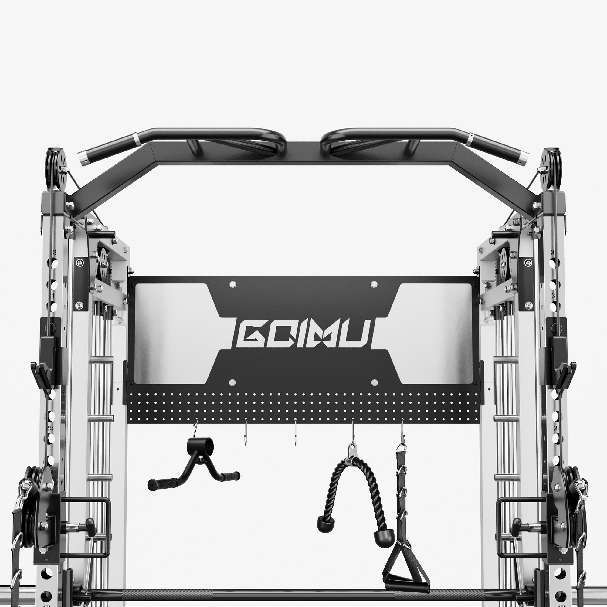 All-In-One Smith Machine Functional Trainer With Dual Pulley