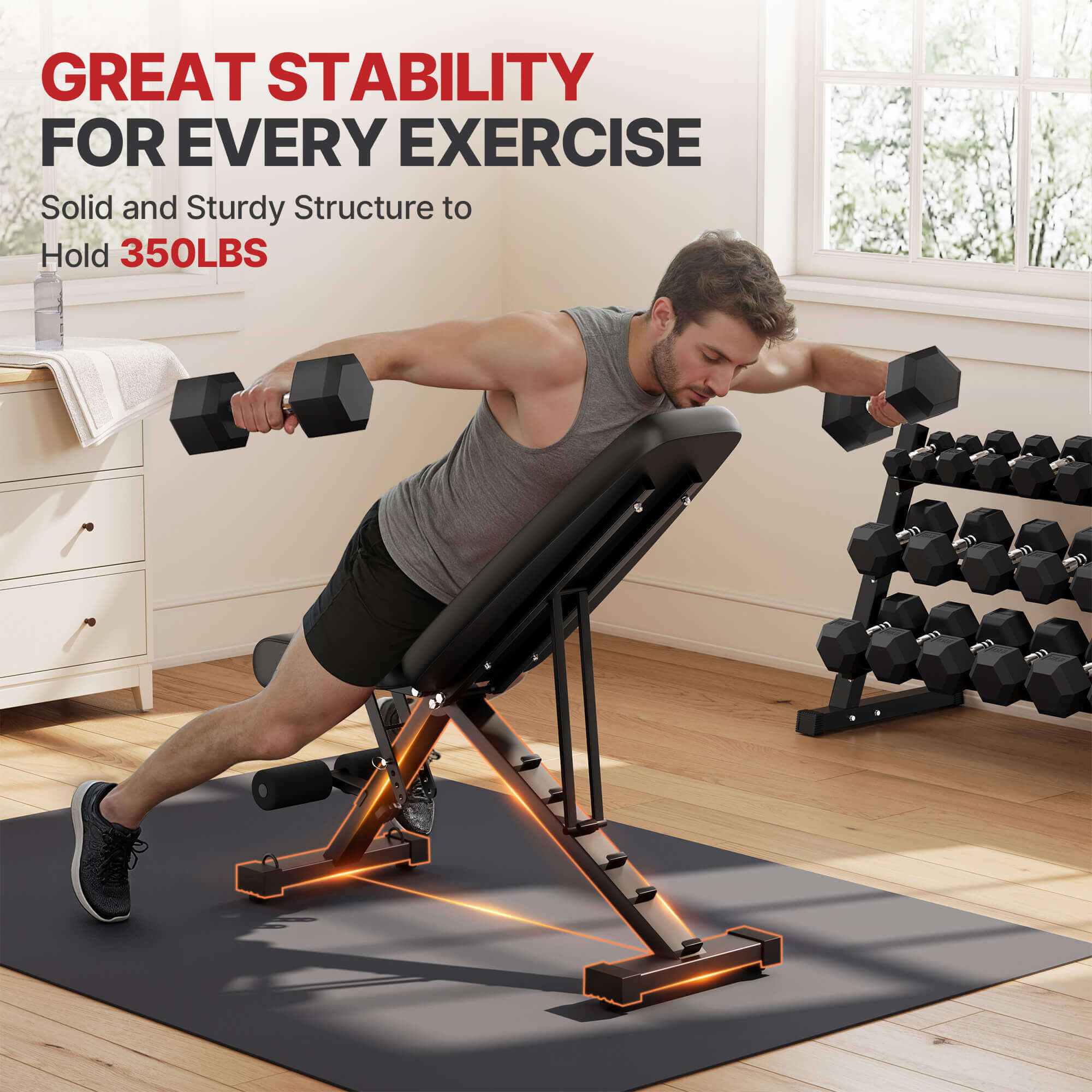Adjustable Weight Bench OWB01