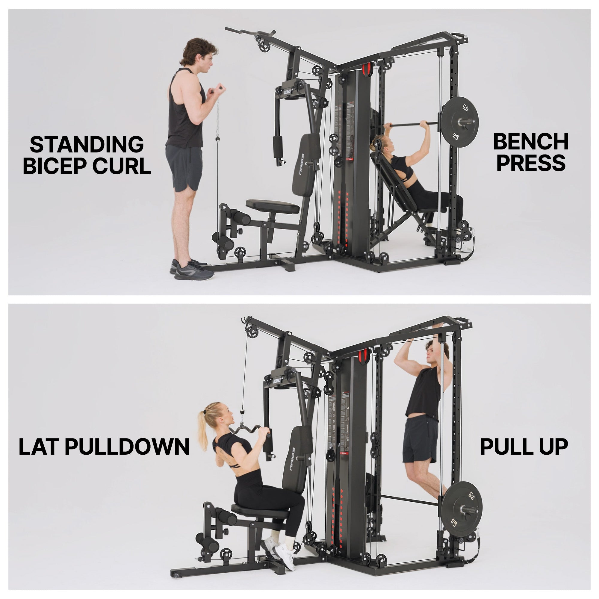 Full-Body Multi Training Station Smith Machine DM01