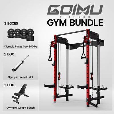 Folding Wall Mounted Power Rack WM3-V4