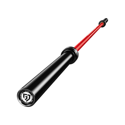 Black air spring with red interior on a white background.#color_red