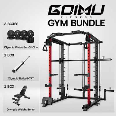 All-in-One Smith Machine with Cable Crossover S1-V4