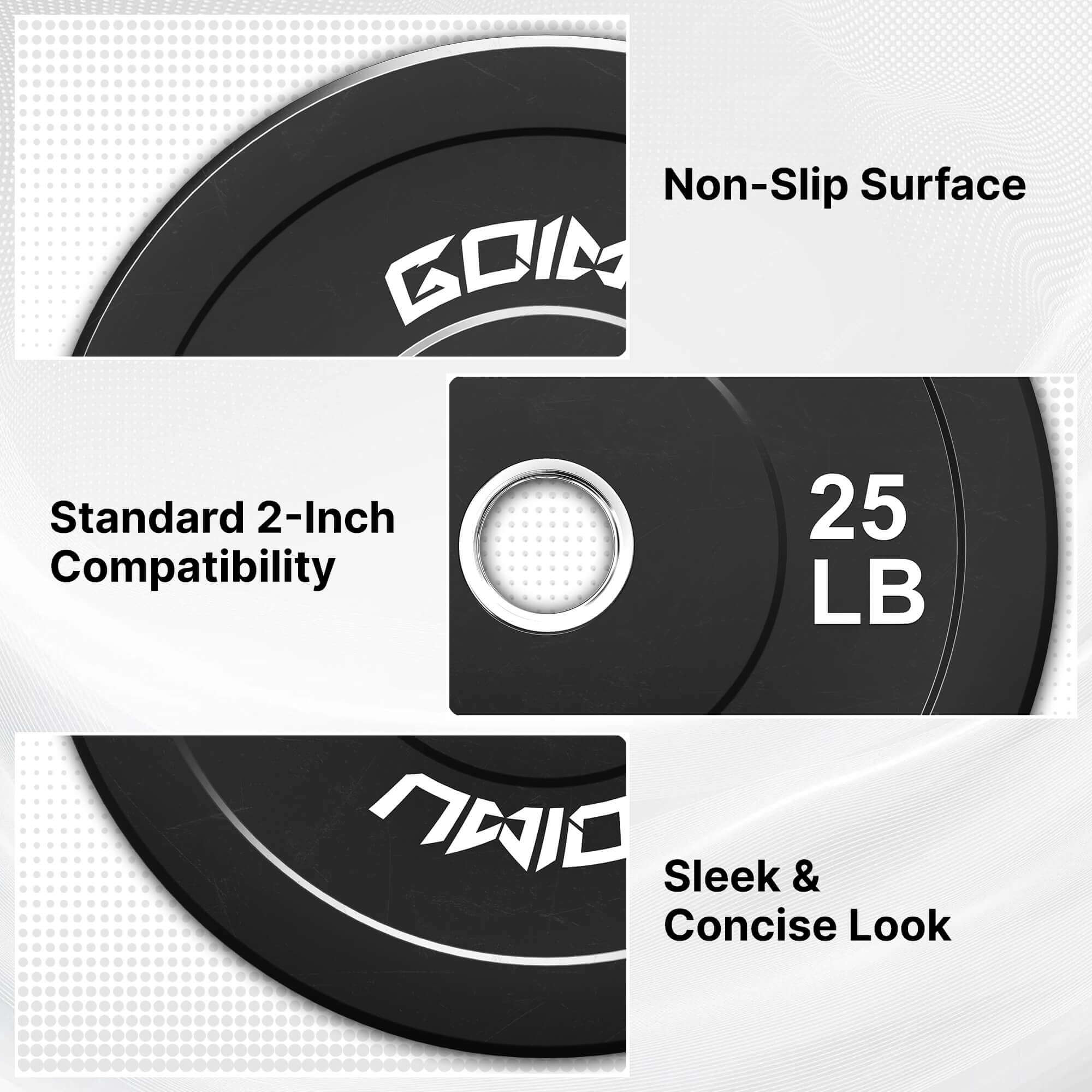 Weight plate with 'Gorilla' branding and specifications on a white background