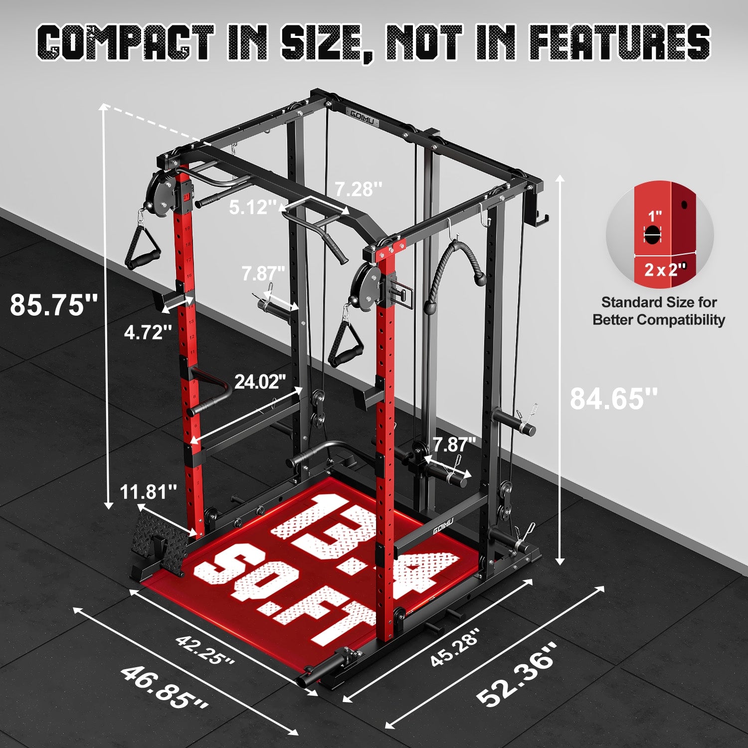 Power Cage with Cable Crosssover Machine R1-V4