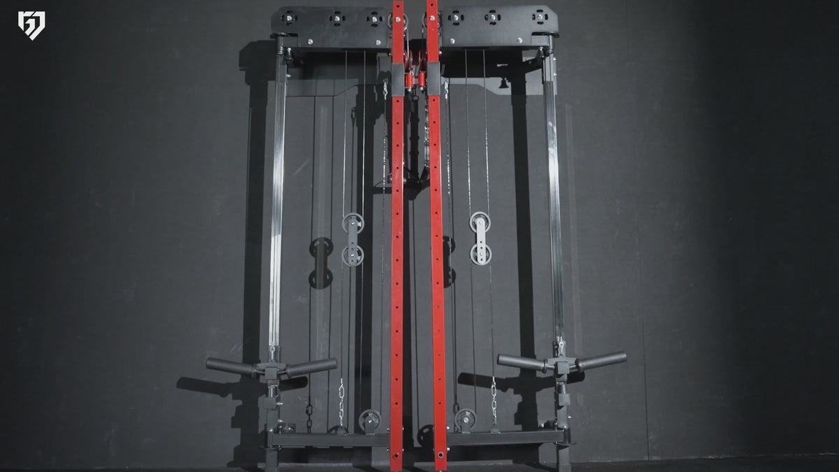 Load video: <strong>5-In-One Folding Power Rack</strong>