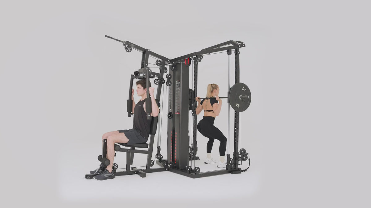 Load video: <strong>Two Training Zones. One Home Gym.</strong>